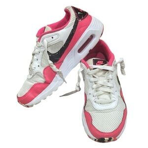 Nike air sneakers Sz 6.5 pink black white FUC